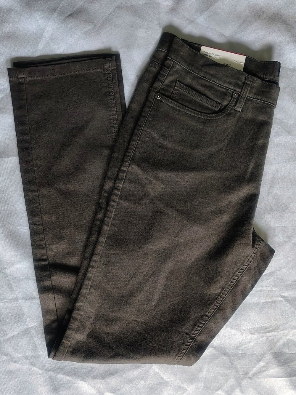 NWT Mens Sperry Size 34x34 Color Charcoal Stretch Terry Pants